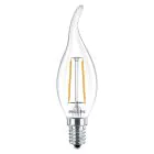 Philips Corepro LED Bougie E14 Flamme Filament Claire 2W 250lm - 827  | Remplacement 25W